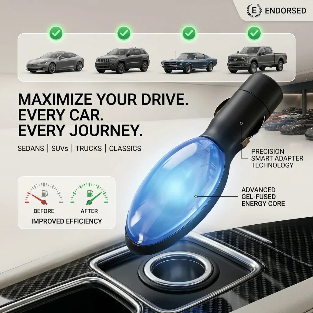 🚗Saves 50% on fuel consumption. — Plug-and-Play Fuel Saver: Drive Further, Improve Fuel Efficiency
