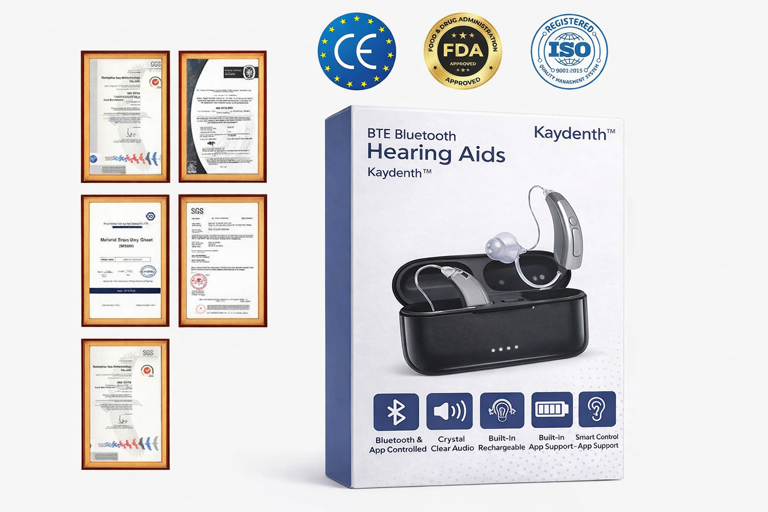Certified hearing aids