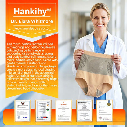 Official Brand Store | 🛡️ Hankihy® 2026 Moringa & Berberine 4-in-1 Micro-Particle Shaping & Fat Burning Shorts